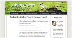 Desktop Screenshot of digyourdog.com